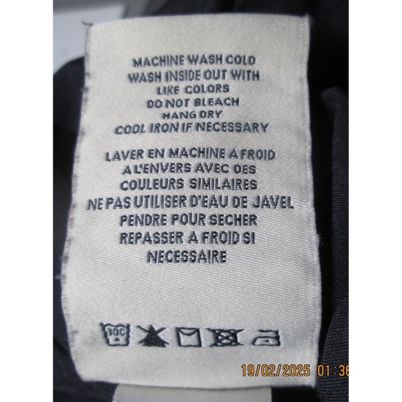 Alice + Olivia Jeans Jumpsuit Size 24 Denim Dark Halter Neck Full Zip Flare - Picture 13 of 14